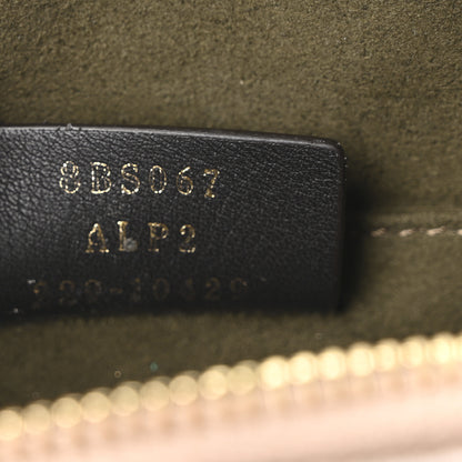 Fendi Sheepskin Vitello King Plexiglass Logo Embroidered Mini By The Way Top Handle Boston Soap 7 of 10