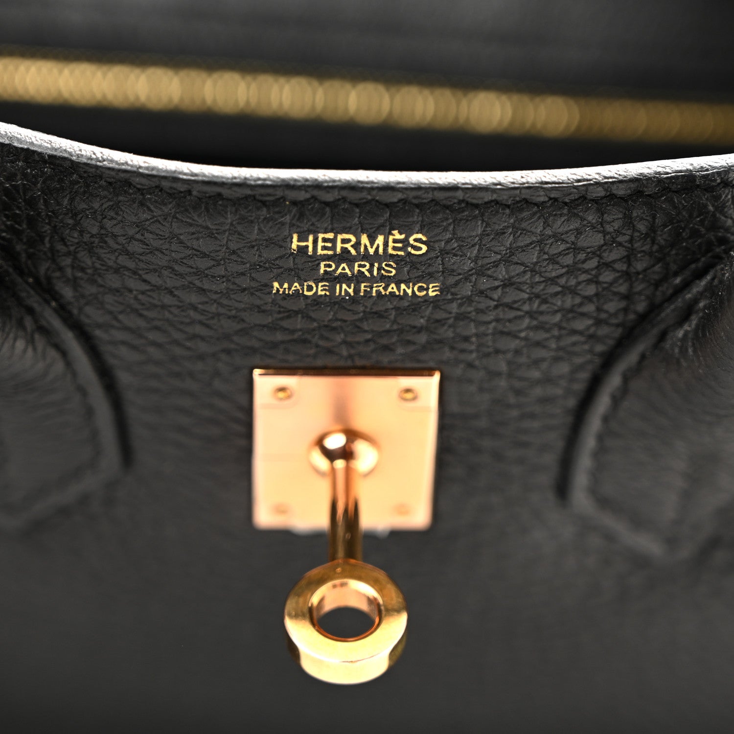 Hermes Togo Birkin 25 Black 6 of 12