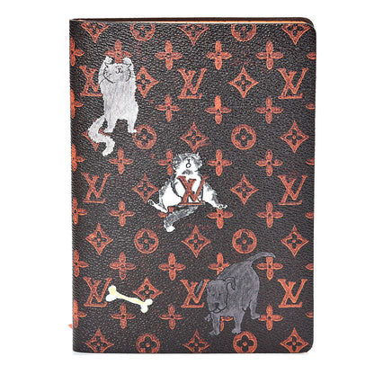 Louis Vuitton Catogram Clemence Notebook MM Marron 1 of 6