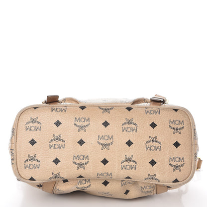 MCM Visetos Medium Essentials Shopper Tote Beige 22 of 24