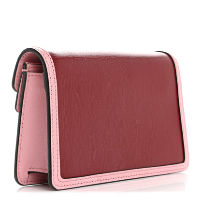 Gucci Azalea Calfskin Enamel Super Mini Dionysus Shoulder Bag New Cherry Red Wild Rose Off White 3 of 12