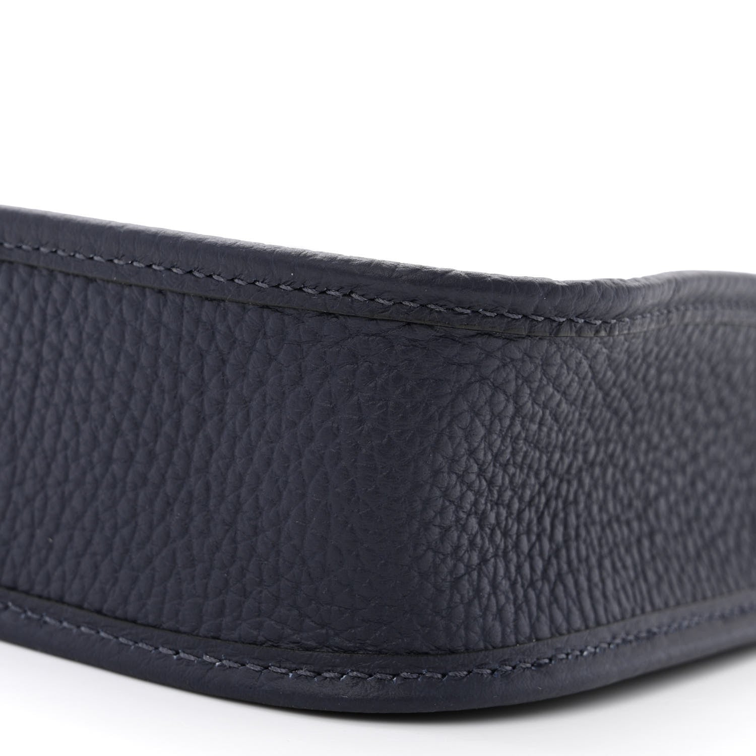Hermes Taurillon Clemence Amazone Sangle Cavale Evelyne TPM Bleu Nuit Bleu Encre Cuivre 10 of 11
