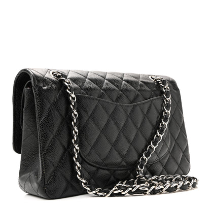 Chanel Caviar Quilted Medium Double Flap Black 7 of 40