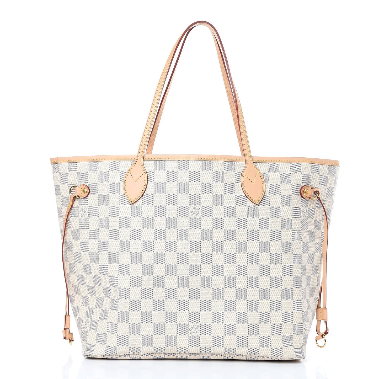 Damier Azur Neo Neverfull MM Rose Ballerine
