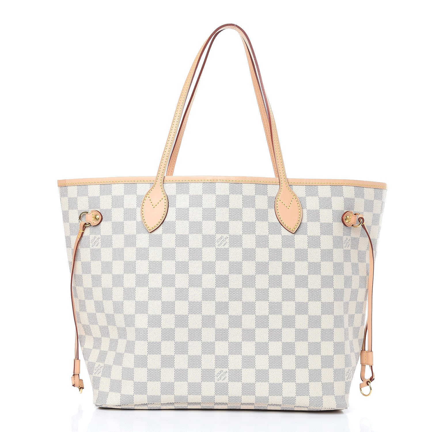 Louis Vuitton Damier Azur Neo Neverfull MM Rose Ballerine 3 of 10