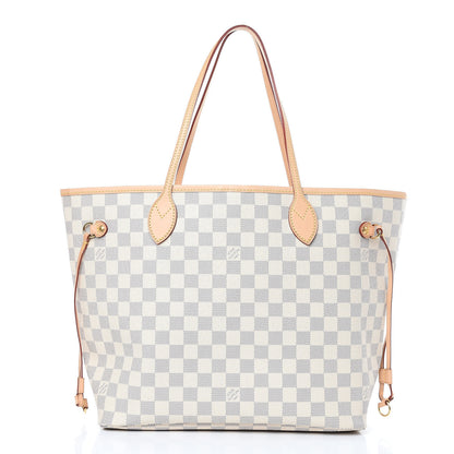Louis Vuitton Damier Azur Neo Neverfull MM Rose Ballerine 3 of 10