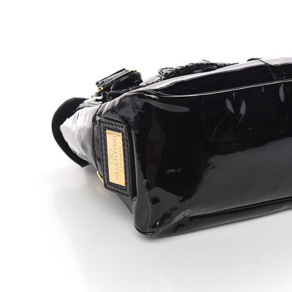 Valentino Garavani Patent Large Histoire Black 5 of 10