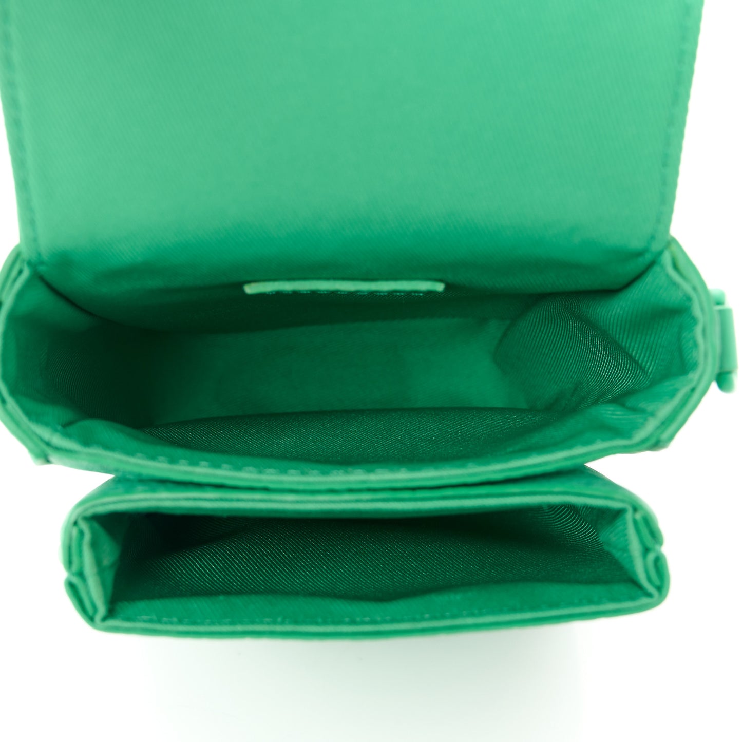 Taurillon Monogram S Lock Wearable Wallet Minty Green