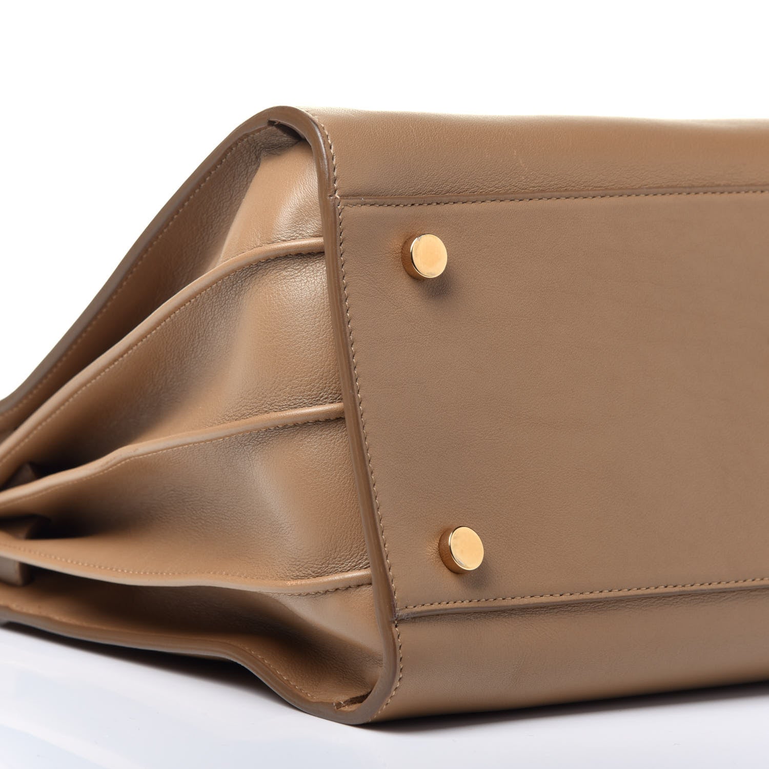 Saint Laurent Calfskin Small Sac De Jour Taupe 9 of 11