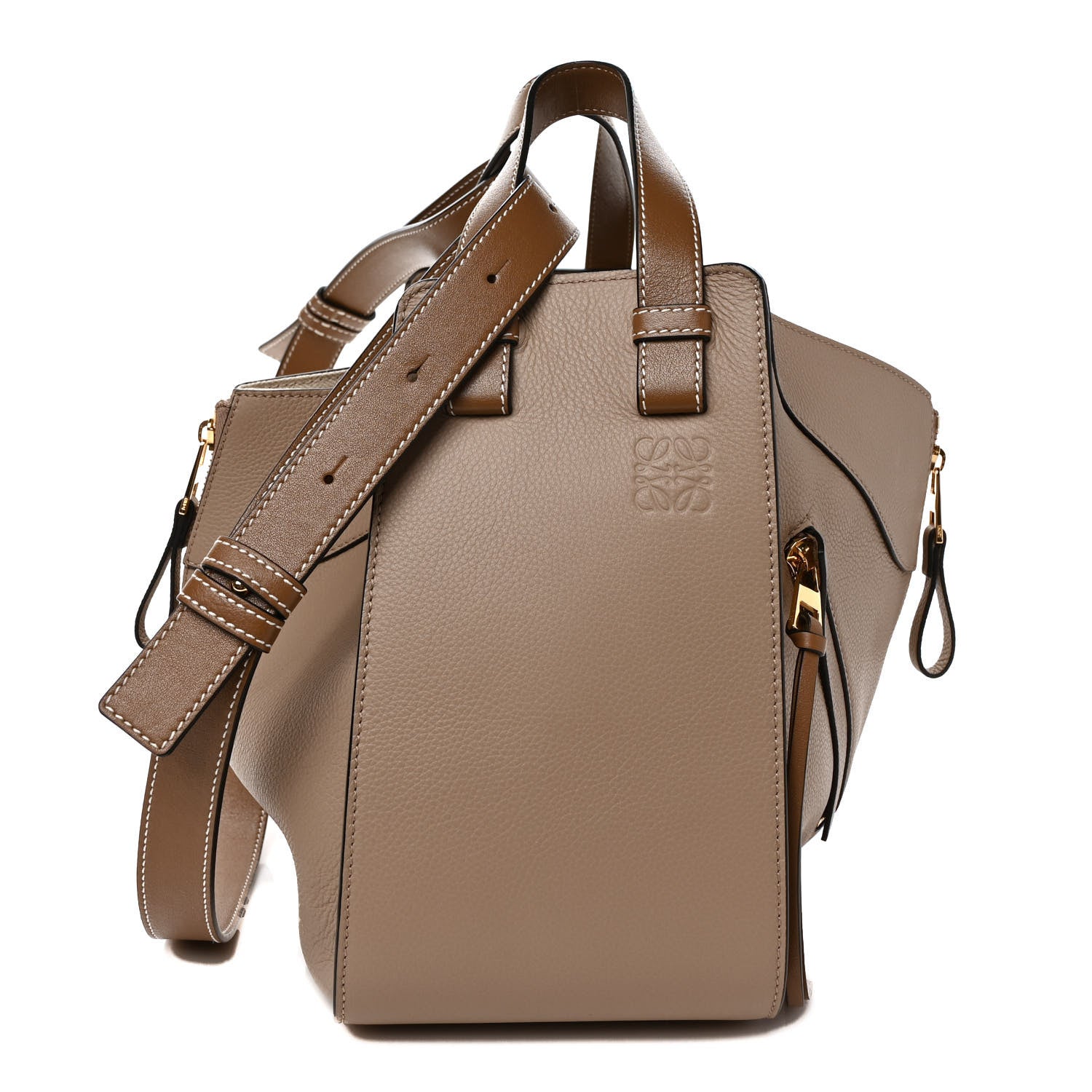 Loewe Calfskin Small Hammock Shoulder Bag Sand Mink 1 of 9