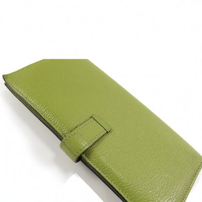 Hermes Courchevel Bearn Twofold Wallet Olive 5 of 11