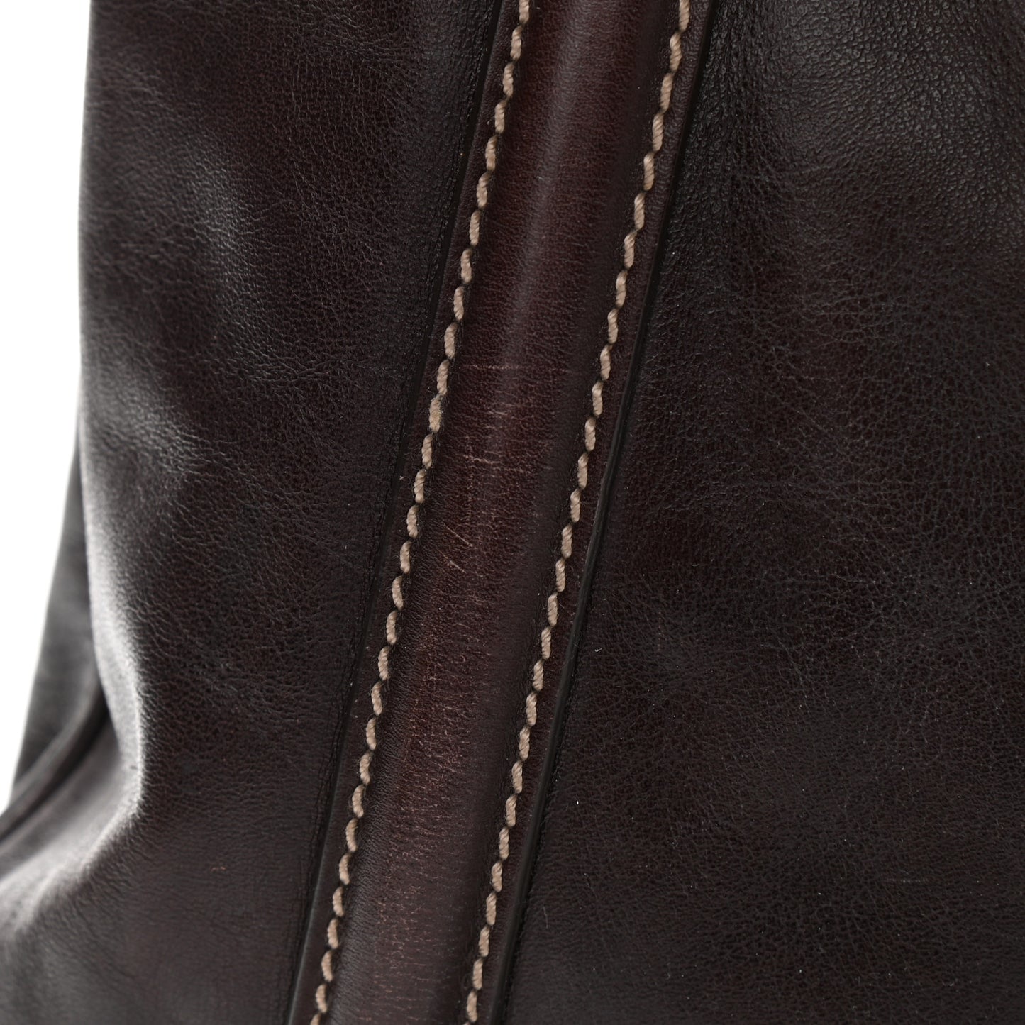 Calfskin Medium Britt Hobo Dark Brown