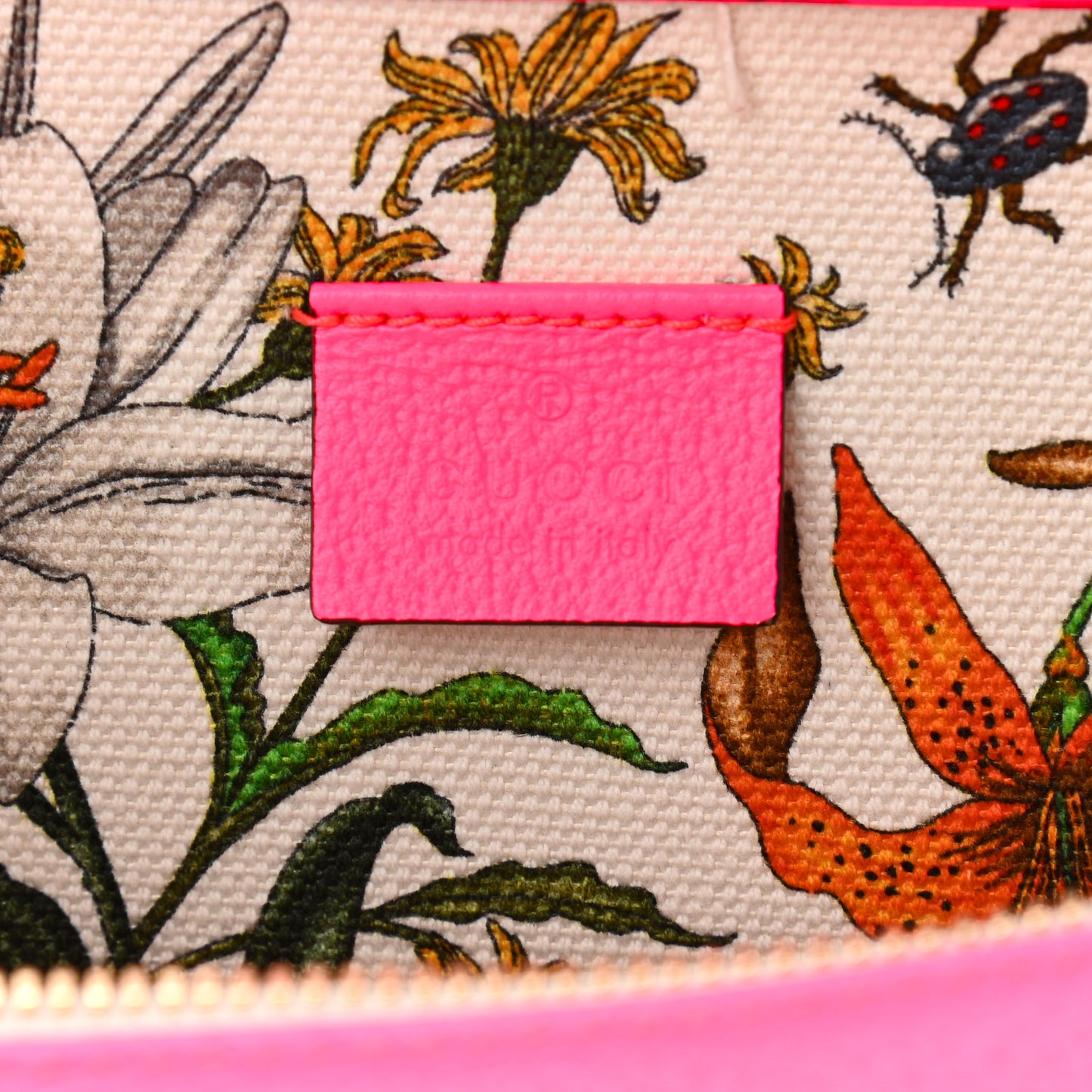 Canvas Medium Flora Tote Fuchsia