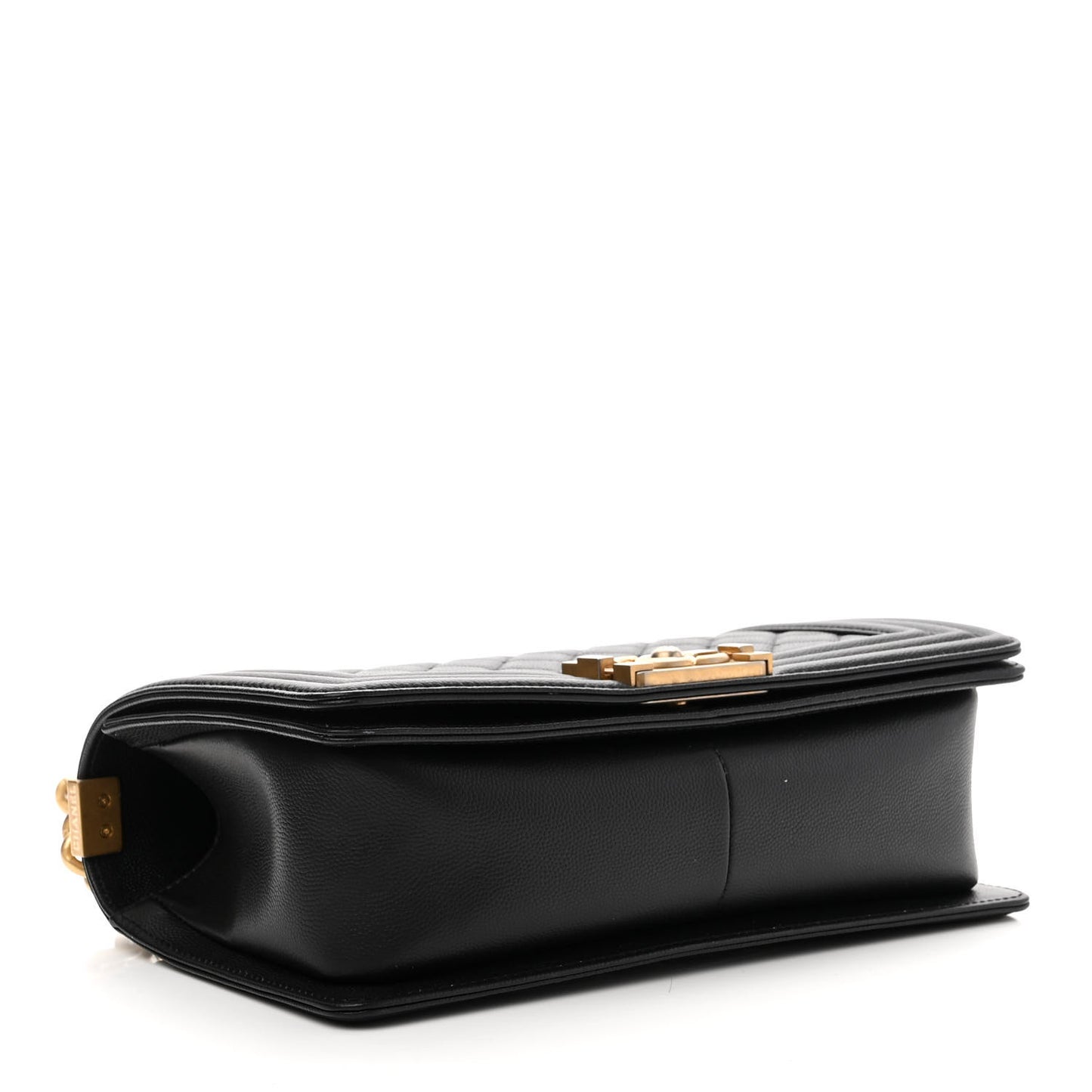 Caviar Quilted Medium Boy Flap Black