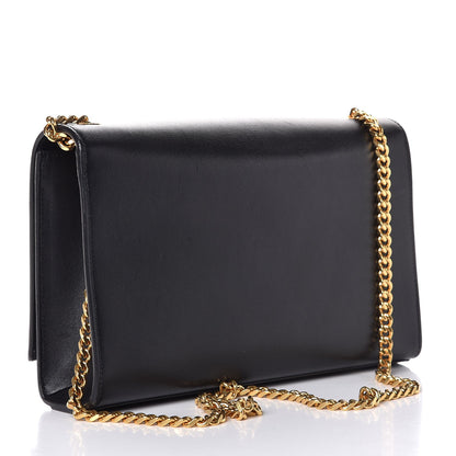 Saint Laurent Smooth Calfskin Medium Classic Monogram Kate Tassel Satchel Black 3 of 9