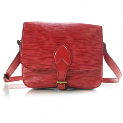 Louis Vuitton Epi Cartouchiere Rouge 1 of 9