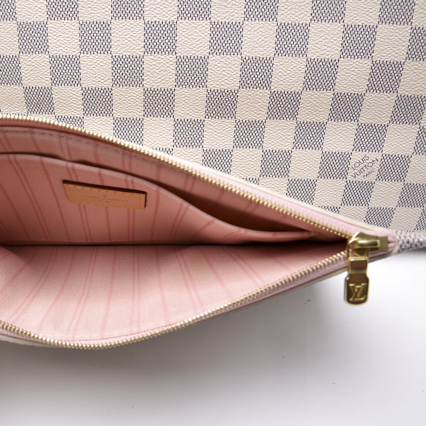 Damier Azur Neo Neverfull GM Rose Ballerine