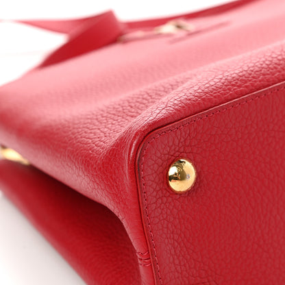 Louis Vuitton Taurillon Capucines PM Rubis 9 of 13