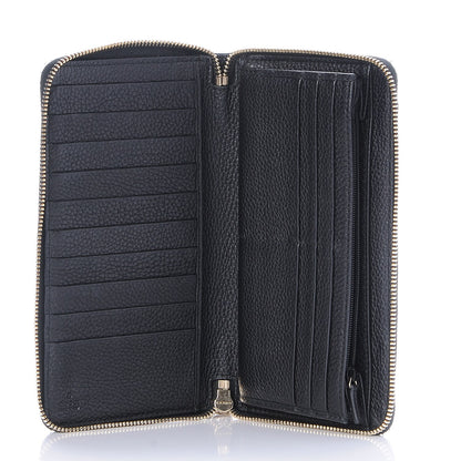 Gucci Calfskin Soho Zip Around Wallet Black 5 of 7