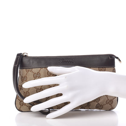 Gucci Monogram D Ring Wristlet Dark Brown 2 of 9