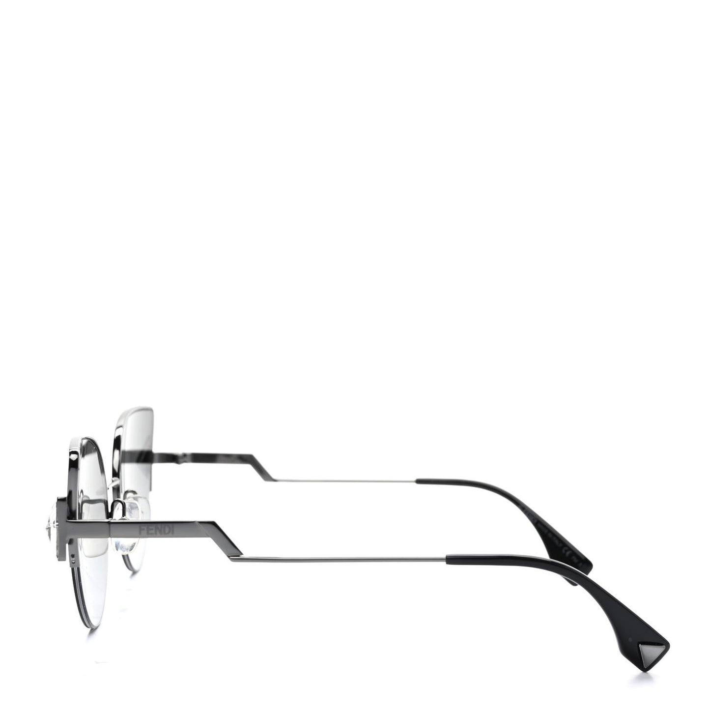 Metal Crystal Sunglasses FF 0242/S Silver