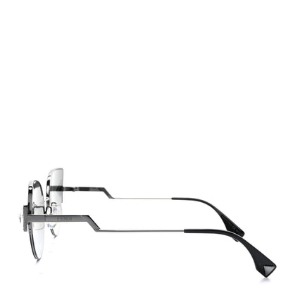 Fendi Metal Crystal Sunglasses FF 0242/S Silver 3 of 7