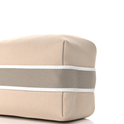 Hermes Canvas Small Bride-A-Brac Pouch Natural 8 of 9
