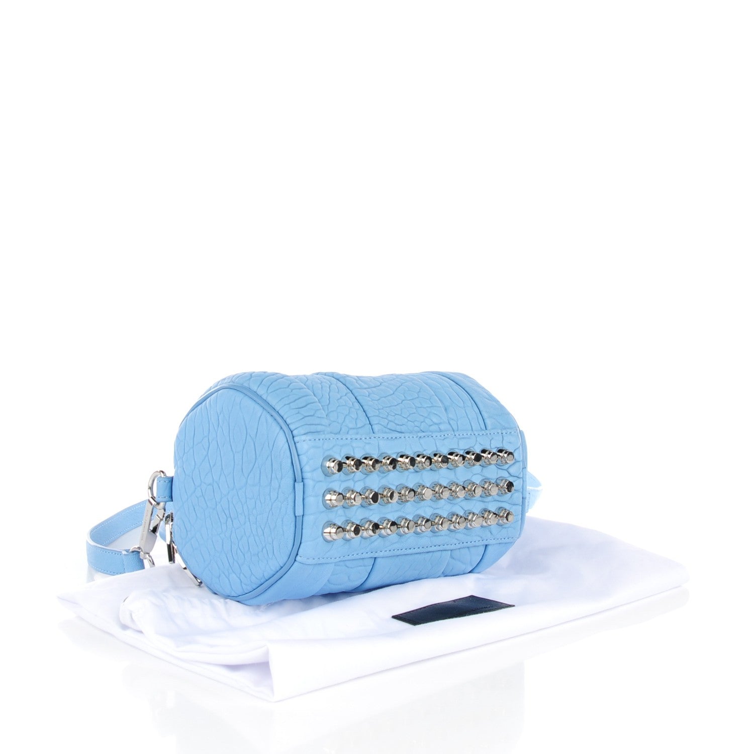 Alexander Wang Pebbled Lambskin Mini Rockie Atlas Rhodium Hardware 4 of 8