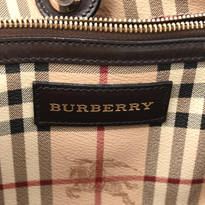Burberry Haymarket Check Small Canterbury Tote Chocolate 6 of 12