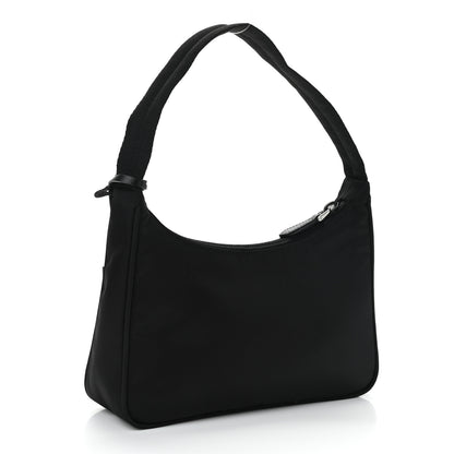 Prada Tessuto Nylon Mini Re-Edition 2000 Bag Black 2 of 12