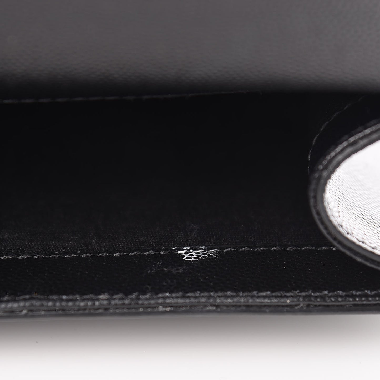 Grain De Poudre Monogram Cassandre Clutch Black