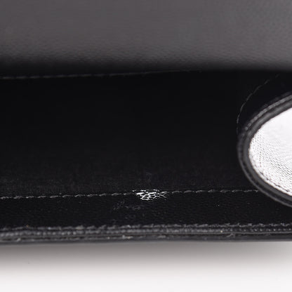 Saint Laurent Grain De Poudre Monogram Cassandre Clutch Black 8 of 10