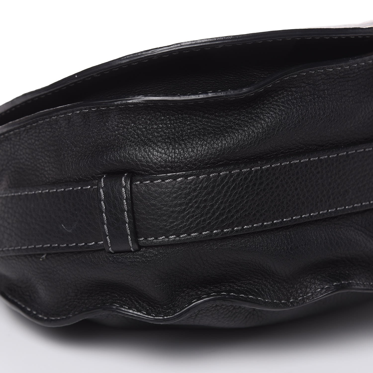 Chloe Calfskin Medium Marcie Round Crossbody Bag Black 8 of 13