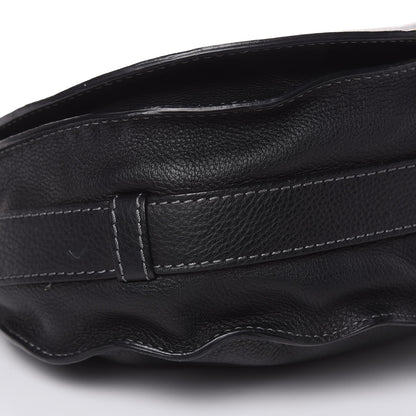 Chloe Calfskin Medium Marcie Round Crossbody Bag Black 8 of 13