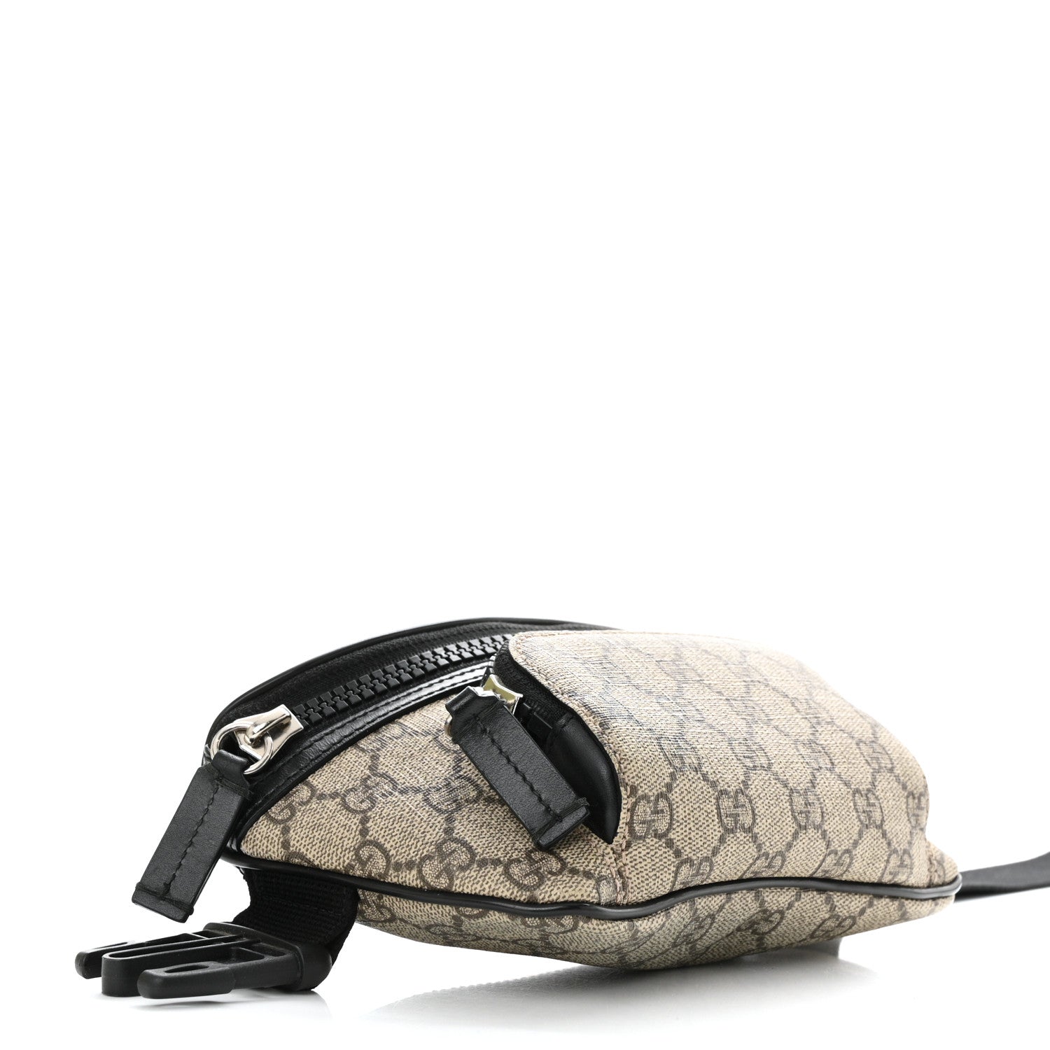 Gucci GG Supreme Monogram Belt Bag Black 4 of 11