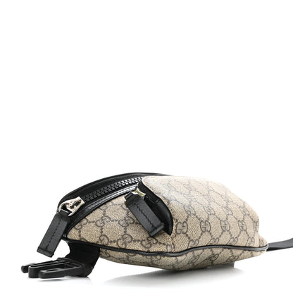 Gucci GG Supreme Monogram Belt Bag Black 4 of 11