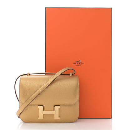 Hermes Metallic Chevre Chamkilight Constance 18 Doré 11 of 11