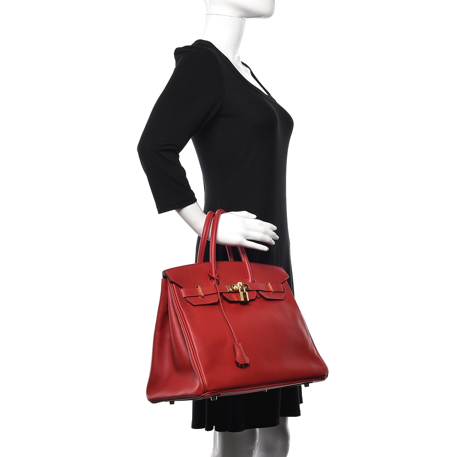 Hermes Epsom Birkin 35 Rouge Casaque 2 of 44
