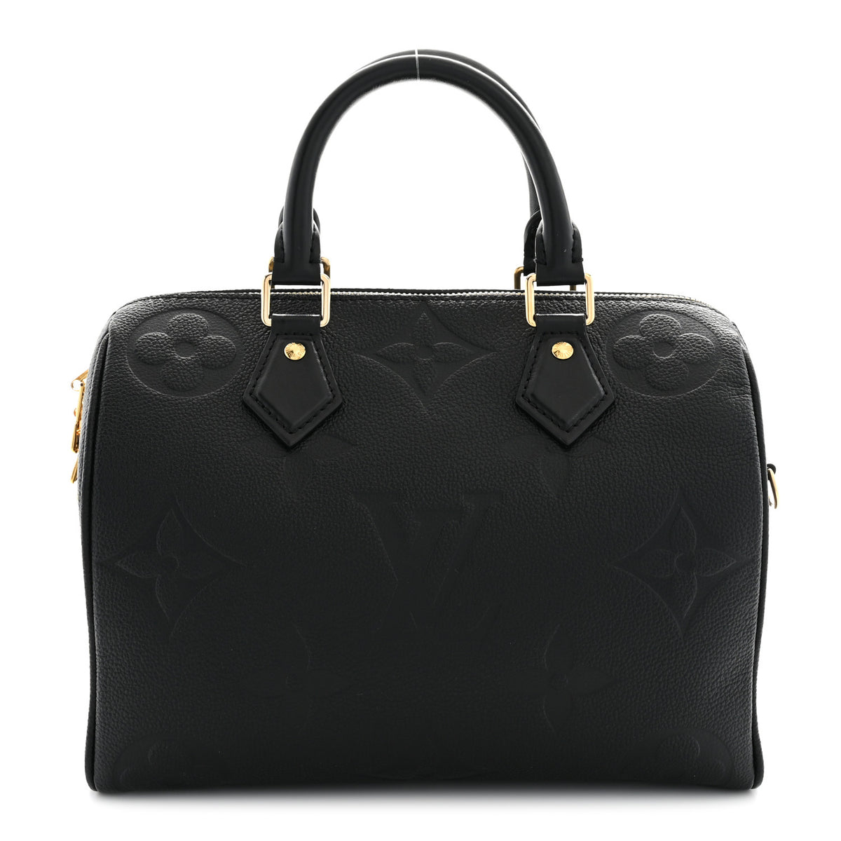 Louis Vuitton Empreinte Monogram Giant Speedy Bandouliere 25 Black 1 of 10