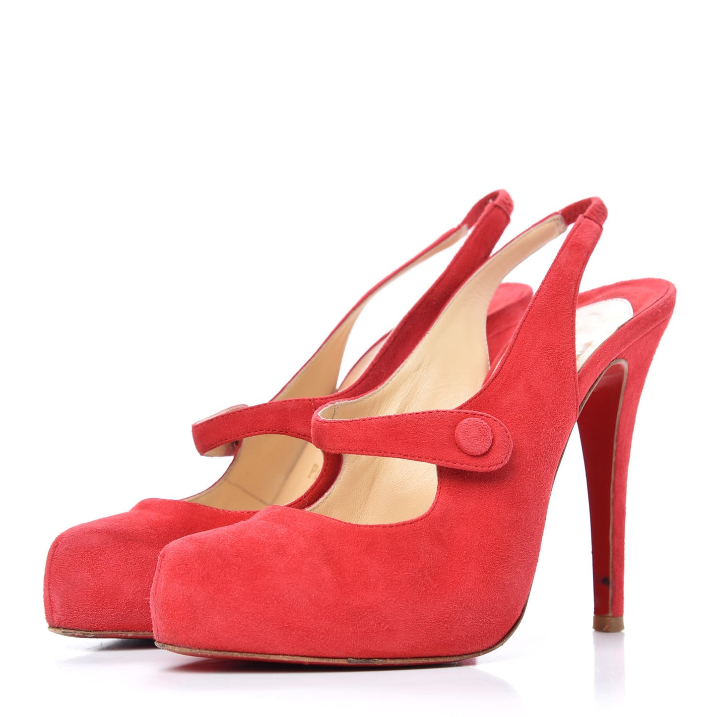 Suede Rolande Boucle 120 Pumps 35.5 Geranium