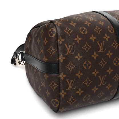 Louis Vuitton Monogram Macassar Keepall Bandouliere 45 5 of 7