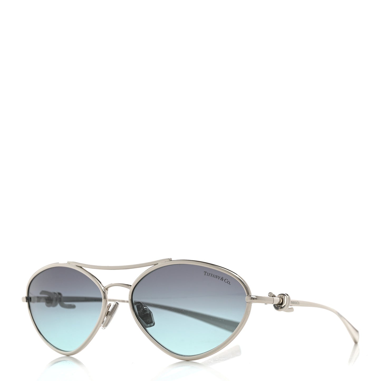 Metal Knot Sunglasses TF3117 Silver