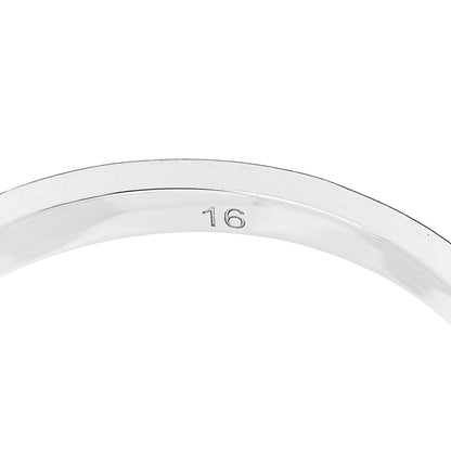 Gucci 18K White Gold Running G Ring 56 7.5 6 of 7