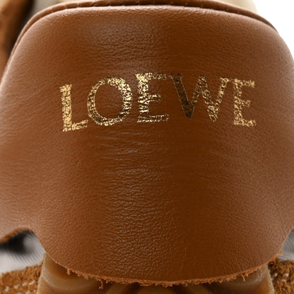 Loewe Nylon Suede Flow Runner Sneakers 38 Gold 8 of 11