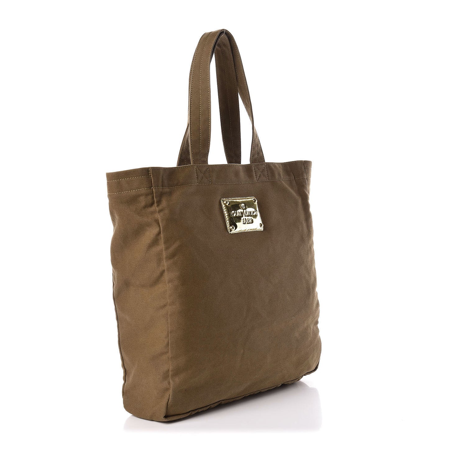 Canvas Miroir Thats Love LVOE Tote Kaki