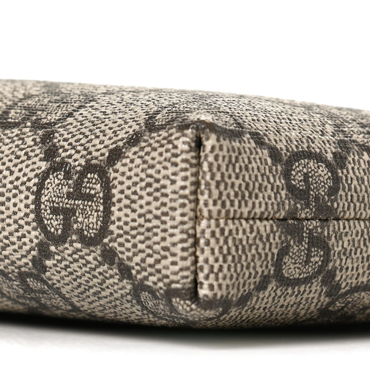 GG Supreme Monogram Wrist Wallet Black