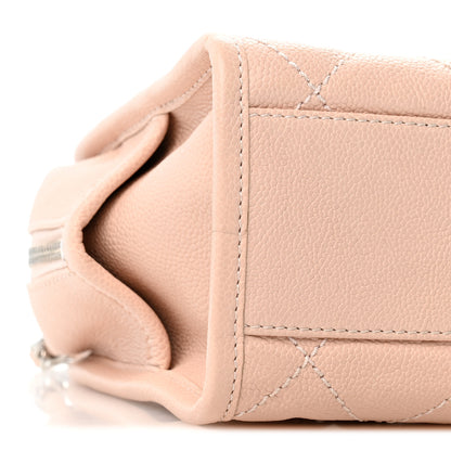 Chanel Caviar Quilted Small Deauville Bowling Bag Light Pink 9 of 13