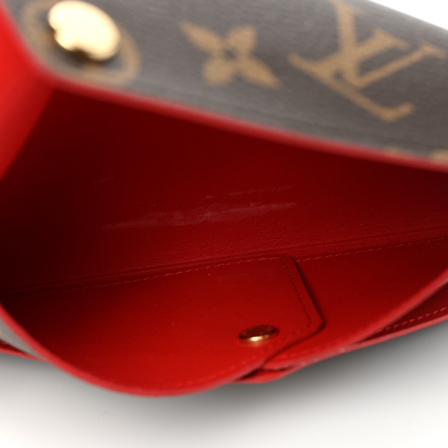Monogram Medium Kirigami Pochette Insert Coquelicot