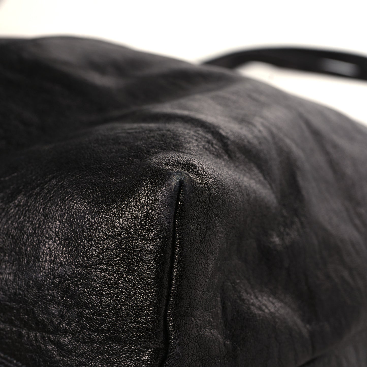 Leather Saskia Satchel Black