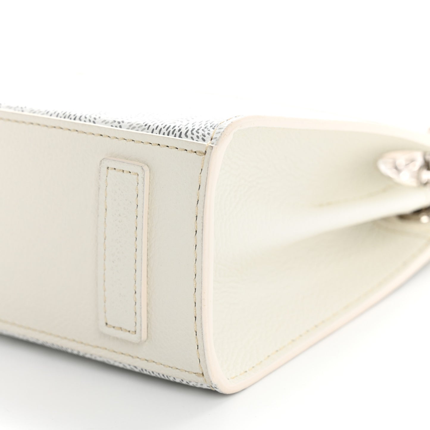 Goyardine Mini Rouette Structure White